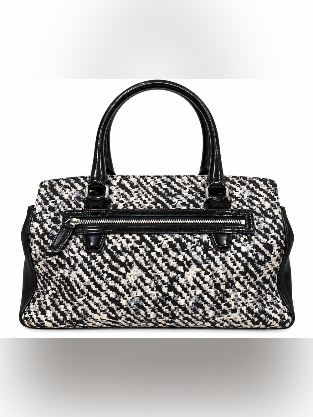 Coach Legacy Chelsea Carryall 25811 Donegal Print Leather Satchel Bag - Picture 2 of 8